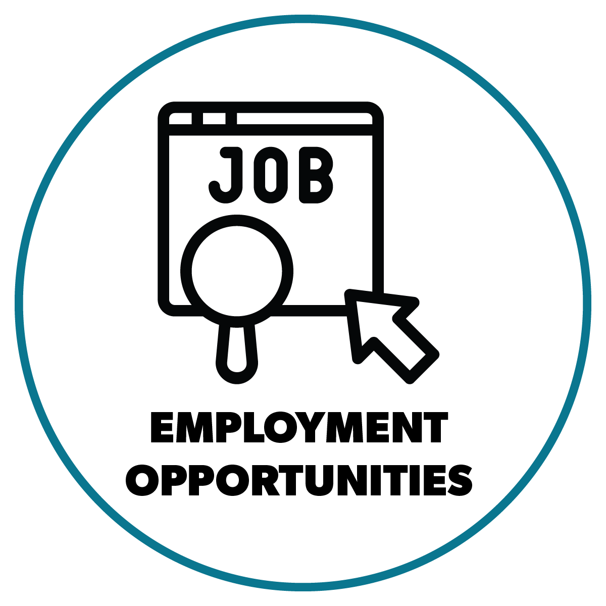 Employment opportunities icon button